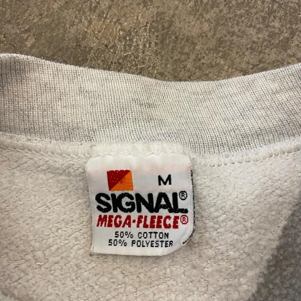 Vintage NFL Miami Dolphins Old English Signal Sports Football 90s Crewneck M